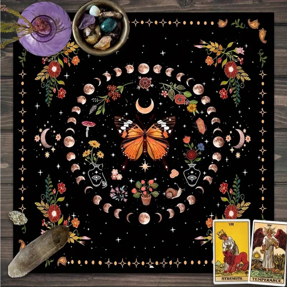 Alter cloths cat, moon, butterfly